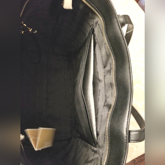 Michael Kors Whitney Black Tote Handbag Purse - Picture 7 of 11